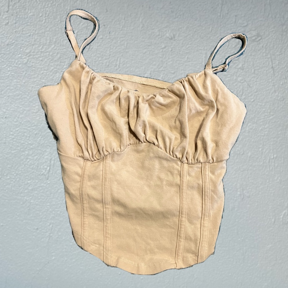 Hollister Tan Corset Top